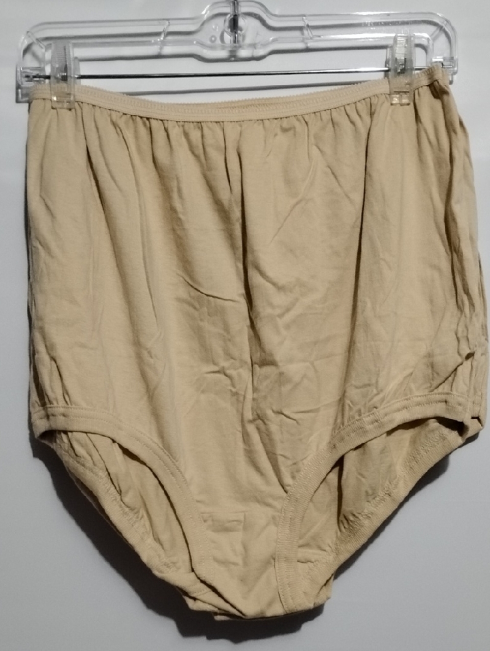 National‎ High-Waist Beige Cotton Briefs